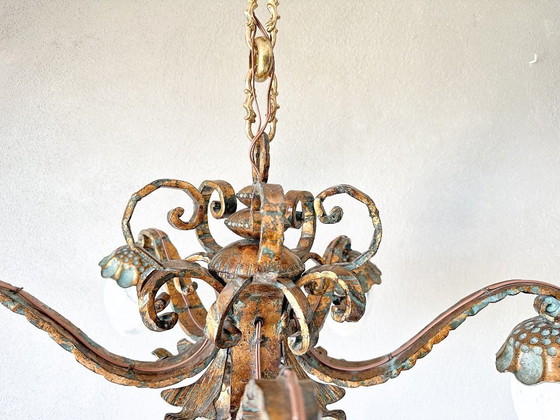 Image 1 of Vintage brutalist chandelier
