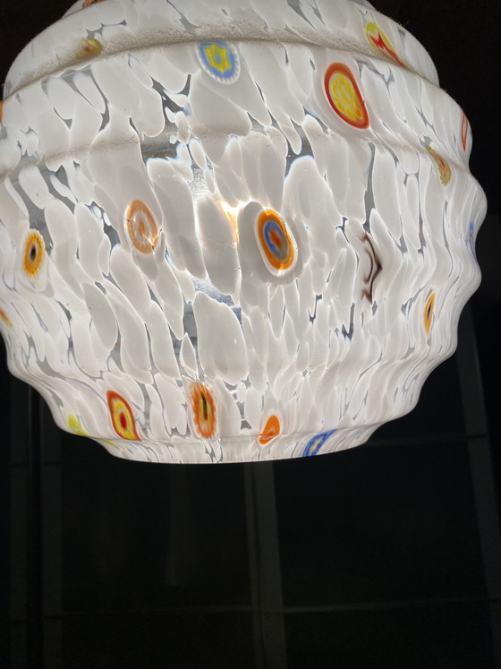 Lampe en verre vintage – Suspensions, Metal, Murano Glass (photo 5 of 5)