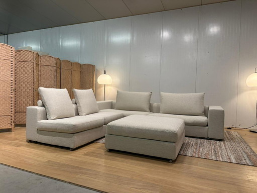 Flexform Groundpiece Ecksofa + Hocker