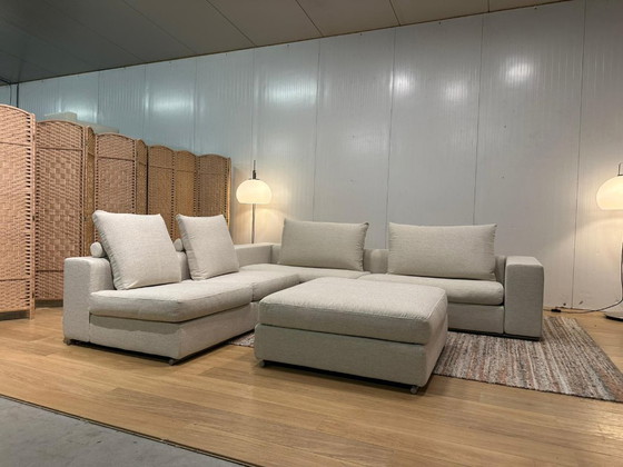 Image 1 of Flexform Groundpiece Ecksofa + Hocker