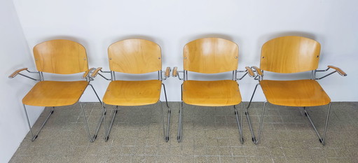 4x Vintage Esszimmerstuhl