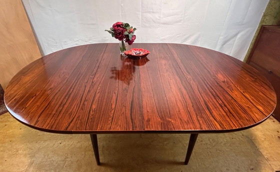 Image 1 of Mid-Century Danish Rosewood Extending Dining Table by Niels Otto Møller for J.L. Møllers Møbelfabrik 1960 exceptional example