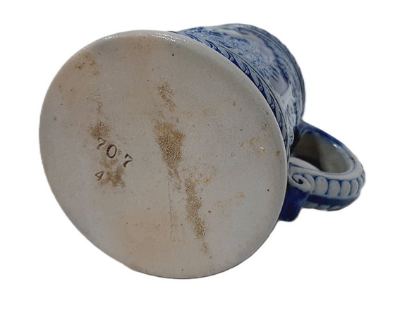 Image 1 of Chopine à bière allemande vintage en céramique