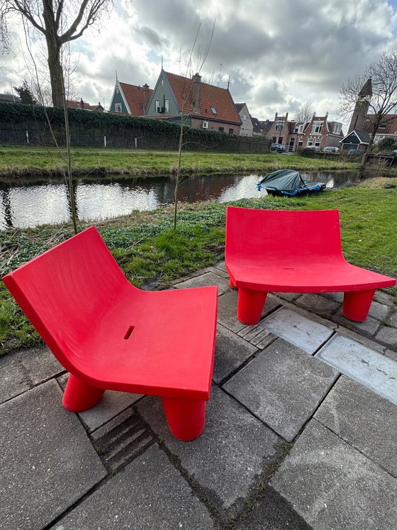 Image 1 of Design Low Lita Stuhl und Love Seat von Slide - Paola Navone