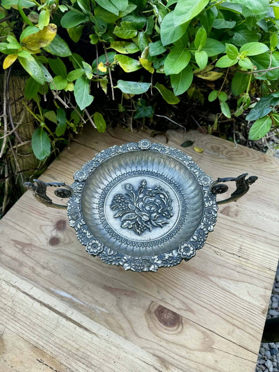 Silver centrepiece from the Art Nouveau period. – Crockery, Metal (photo 14 of 15)
