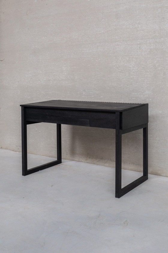 Image 1 of Black Oak Study Desk