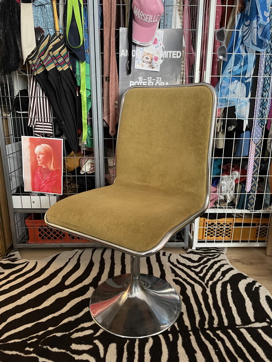 Image 1 of 2x Tacke draaistoel fauteuil Tulip chroom space age mid century vintage set