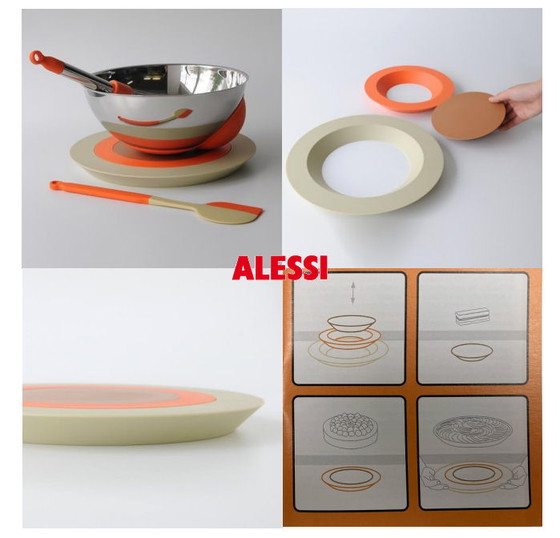 Image 1 of Alessi Mc01 Cake Bowls From Melamine Elements | 2010