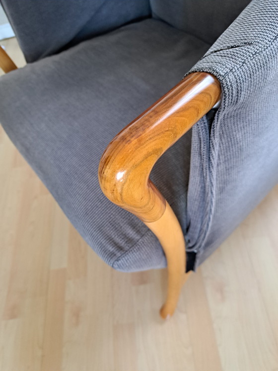 Image 1 of Giorgetti Progetti wingchair model 63240, designer in top condition