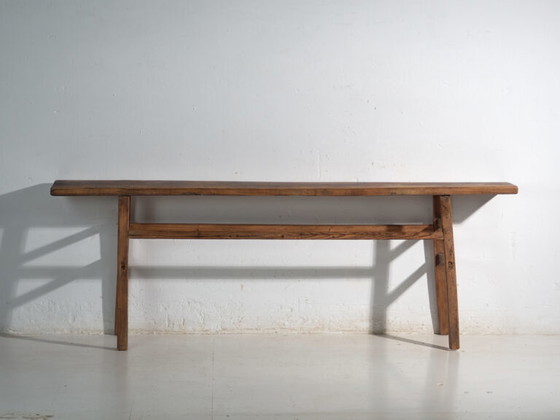Antieke consoletafel van grenenhout – China, circa 1900 (photo 27 of 40)