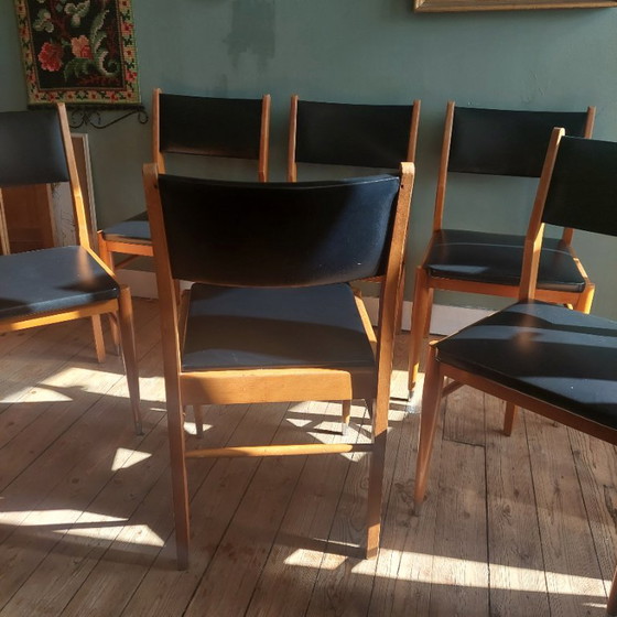 Set of 6 vintage Dining chairs – Skai (photo 10 of 13)