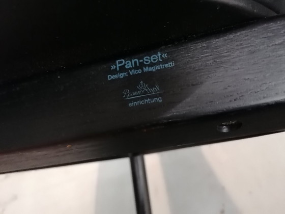 Image 1 of Ensemble de salle à manger série PAN de Rosenthal Vico Magistretti, 5 chaises + table rare