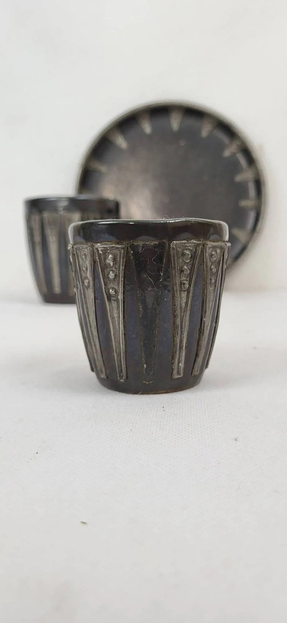 Vasi e vassoio Art Déco – Accessori da tavola, Porcelain, Ceramic, Art Deco (photo 4 of 7)