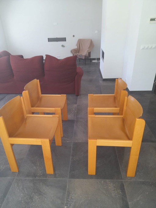 4 sedie italiane di design Ibisco