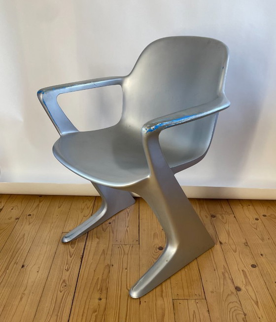 Image 1 of 7x Ernst Moeckl Kangaroo Z Chairs voor Horn Germany 1968