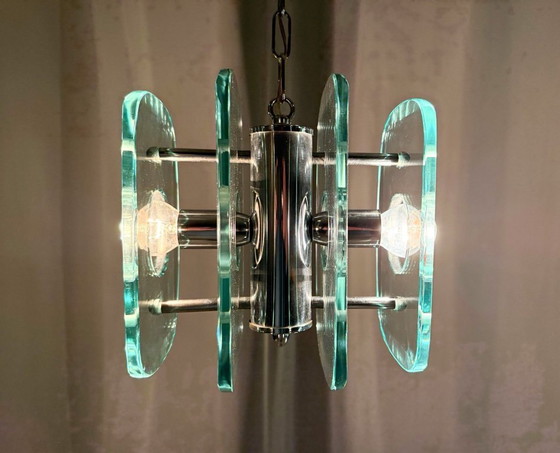 Image 1 of Lámpara colgante/lámpara de techo, Fontana Arte, Italia, década de 1970