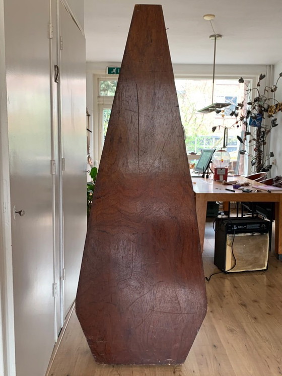 Image 1 of Estuche antiguo para contrabajo, años 30-40.