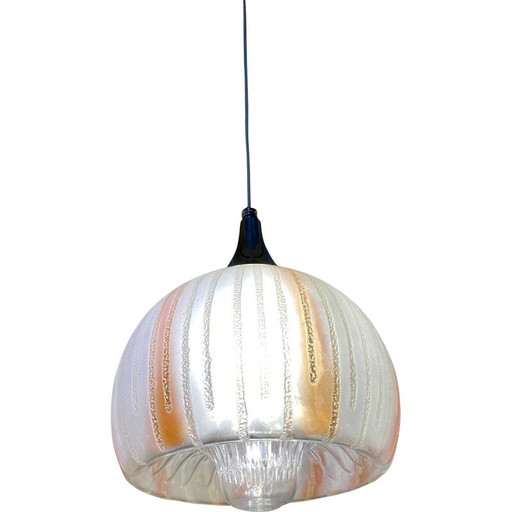 Hängeleuchte aus Muranoglas von Mazzega, Italien 1970