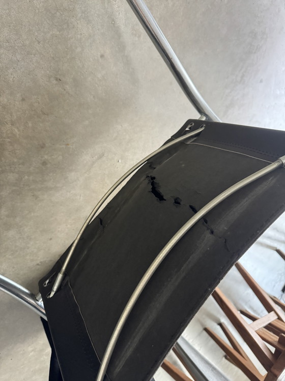 Tubular Frame Chair – Dining chairs, Chrome, Leather (photo 5 of 15)