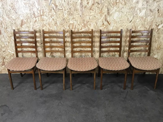 Image 1 of 5x 60s 70s chairs Dining Chair Dining chairs Danish Design 60s