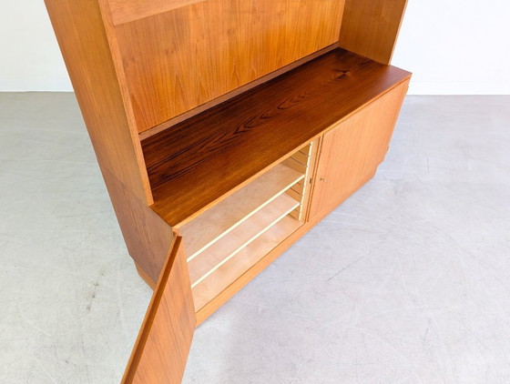 Image 1 of Original Poul Hundevad Midcentury Cabinet Bookcase Teak 1960s