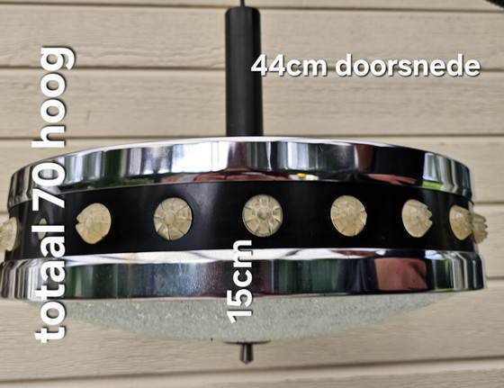 Image 1 of Beautiful vintage Space Age pendant lamp from Philips 70s, 44cmø.