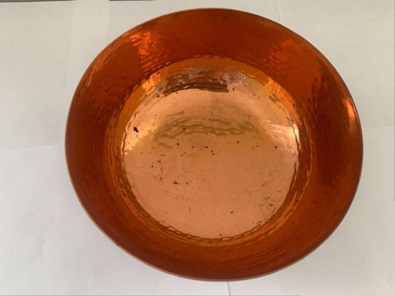 Image 1 of Hans Przyrembel Scatola con coperchio Bomboniera Marianne Brandt Alfred Lipovec Bauhaus Rame
