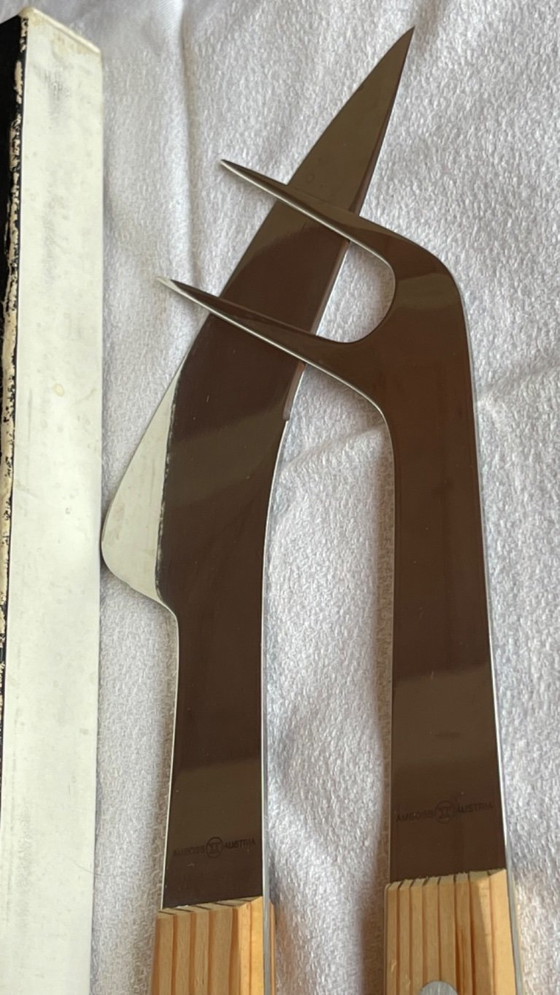 Cuchillo y Tenedor para Trinchar de Amboss Austria – Juegos de cubiertos, Madera, polished steel (photo 3 of 7)