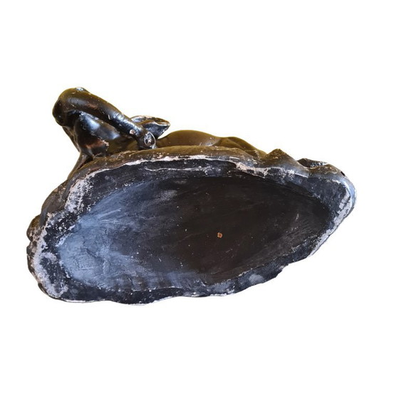 Image 1 of Ancien éléphant en plâtre français