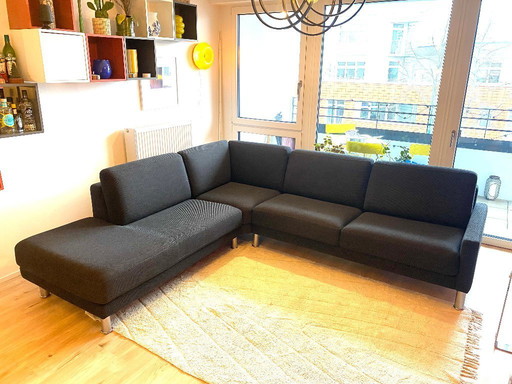 Rolf Benz EGO - Canapé d'angle 5 places - Revêtement en tissu haut de gamme - Excellent état