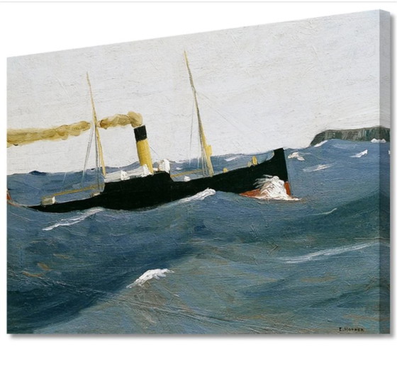 Edward Hopper Steamer On Canvas – Art Prints (photo 2 of 5)