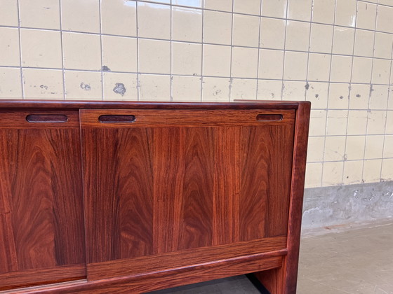 Credenza vintage in palissandro prodotta da Skovby – Credenze, Textile, Wood (photo 4 of 14)