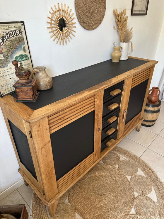 Credenza stile René Gabriel, patinata – Credenze, Wood (photo 5 of 15)