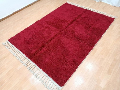 Magnificent Red Wool Rug 150/250cm