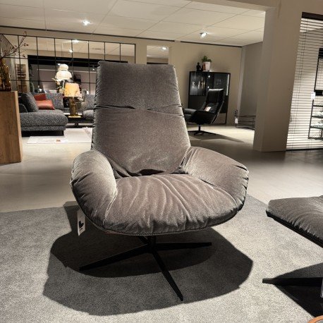 e poggiapiedi Daron – fauteuils, Textile, Lambskin