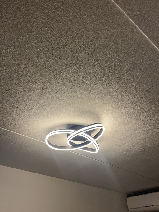 Schwarze LED-Lampe Trio Leuchten