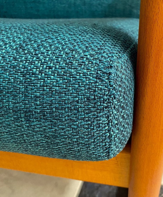 Image 1 of CFC Silkeborg arm chair by Johannes Andersen new green upholstery 1960s