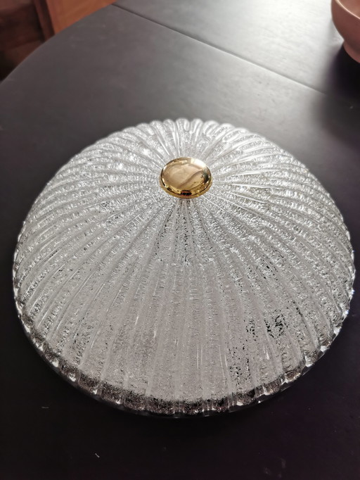 Grande lampada da parete di Murano Graniglia