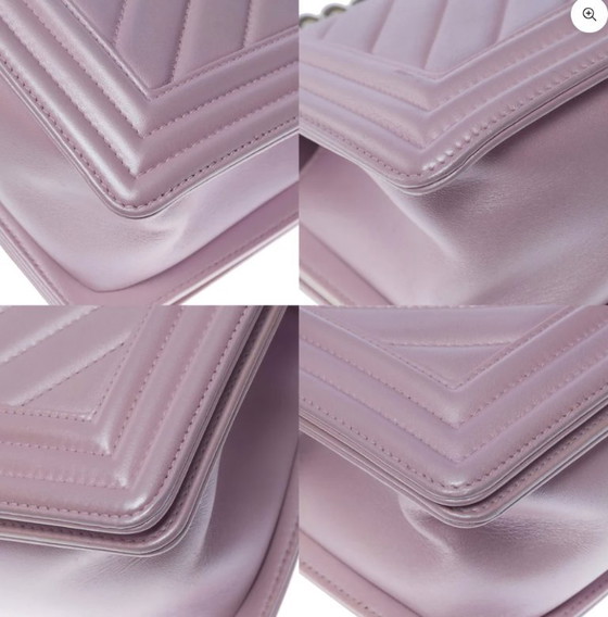 Image 1 of Borsa CHANEL Ragazzo in pelle viola - 101036