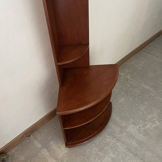 Image 1 of Vintage Wooden Corner Cabinet
