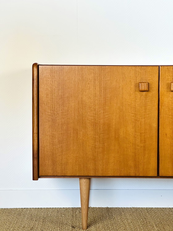 Image 1 of Scandinavisch dressoir van teakhout, 1960