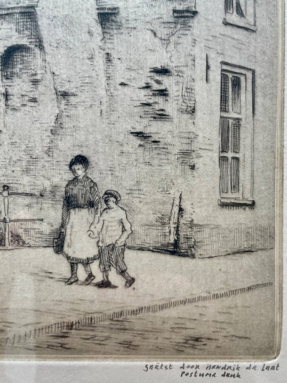 Image 1 of Kunstradierung 's-Hertogenbosch Nieuwstraat - Hendrik de Laat