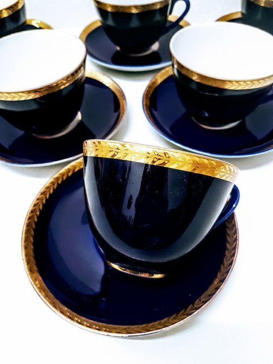 Image 1 of Tea cups with saucers for 6 prs/ Lomonosov LFZ