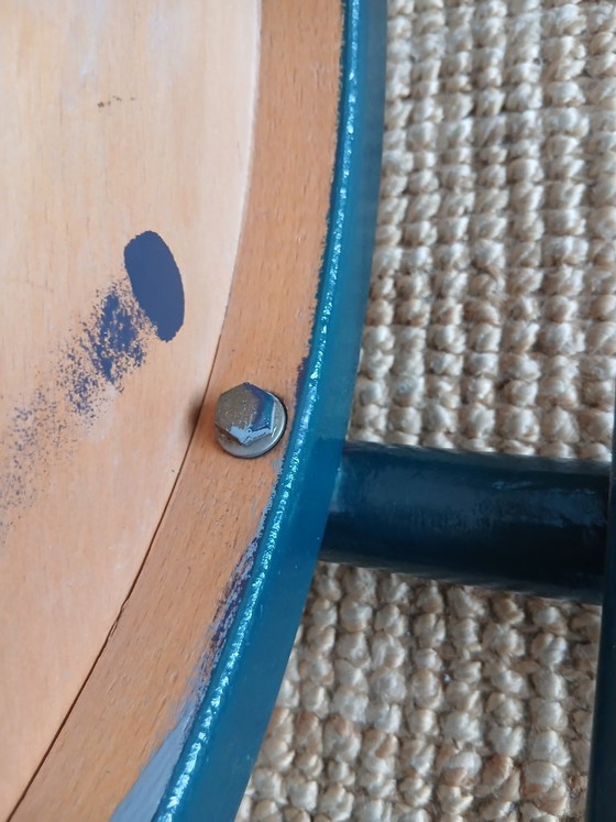 Zwei Thonet Stühle., Esszimmerstühle, Holz, Grün (Foto 15 von 17)