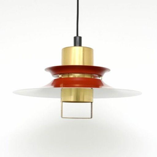 Burgundy Vitrika lamp, Denmark 1960s