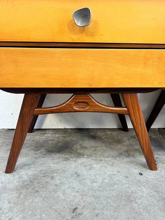 Image 1 of Set di comodini vintage, anni '50/'60, Paesi Bassi