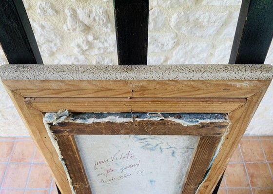 Image 1 of Javier Vilato, Composition, 1956, peinture à l'huile sur toile, encadrée