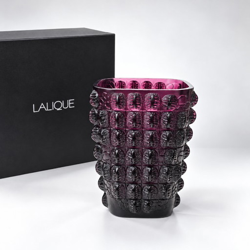 Vase Lalique Croco Dusk Purple