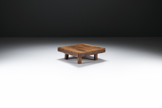 Image 1 of Zeer mooie Wabi Sabi Japandi salontafel in massief eiken - Frankrijk