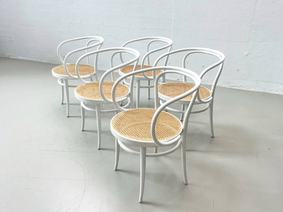 Image 1 of Set of 4 bentwood chairs 209 by Thonet from 2020